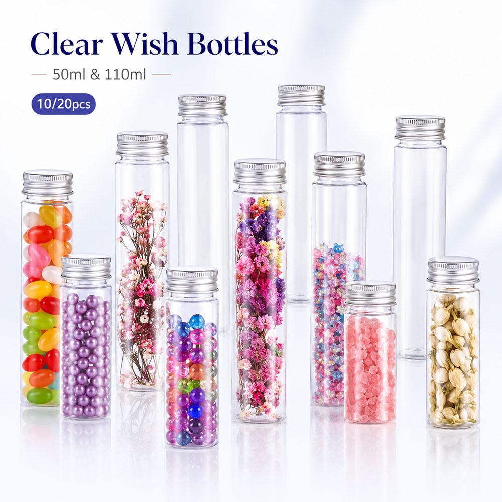 Snapback Hat Flat - 20 Stuks 50 Ml/100 Ml Clear