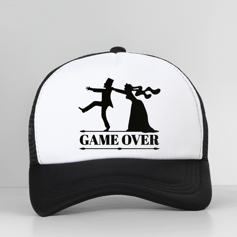 Trucker Cap Mesh - Game Over Bruid Bruidegom Bachelor Party