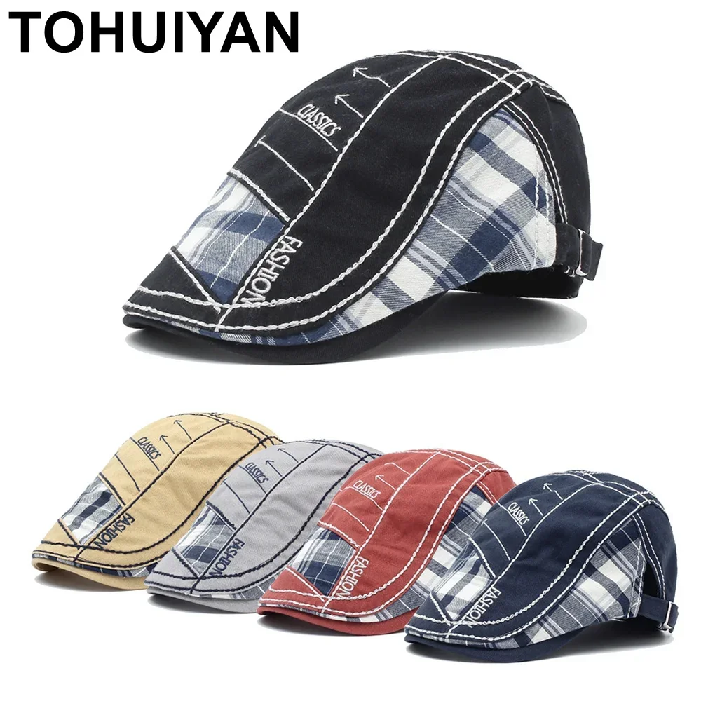Newsboy Cap Ivy - 2026 Branded katoenen newsboy pet voor