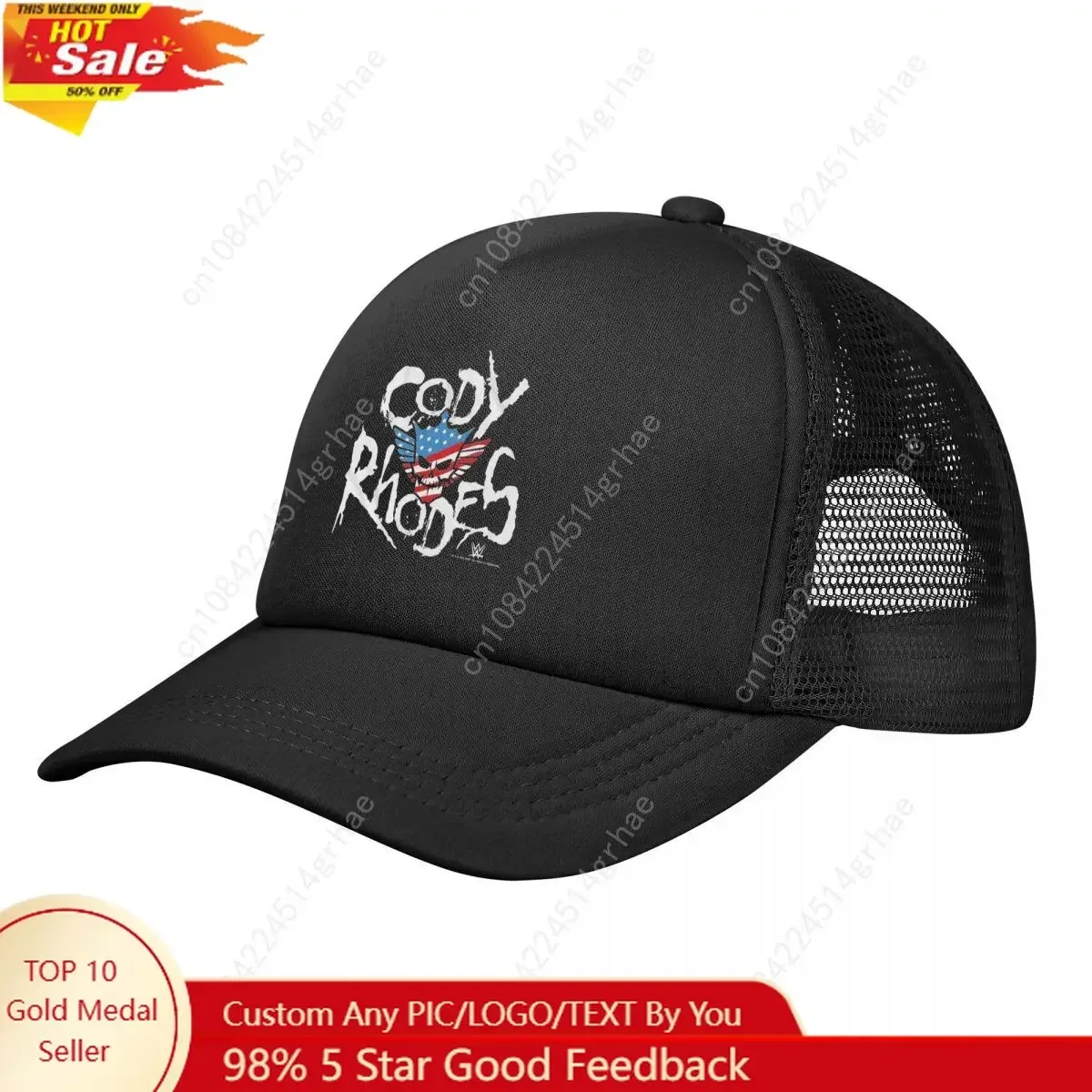 Trucker Cap Mesh - Cody Rhodes Amerikaanse Mesh Baseball Caps