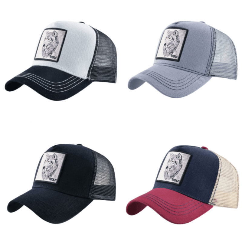 Wolf Patch Borduurwerk Mesh Ba - Trucker Cap Mesh recensie en prijs