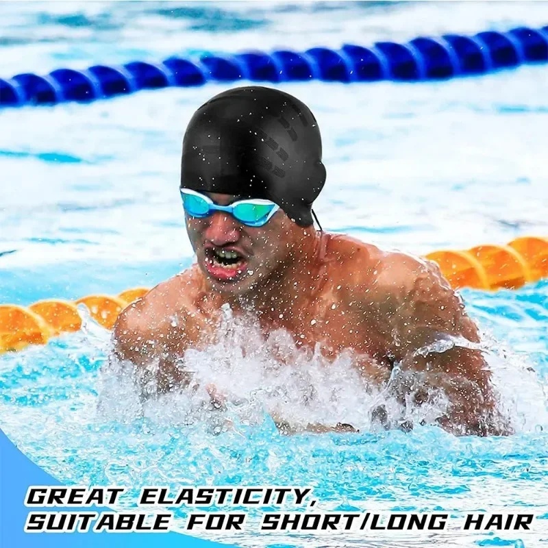 Siliconen badmuts voor heren D - Swim Hat Silicone recensie en prijs