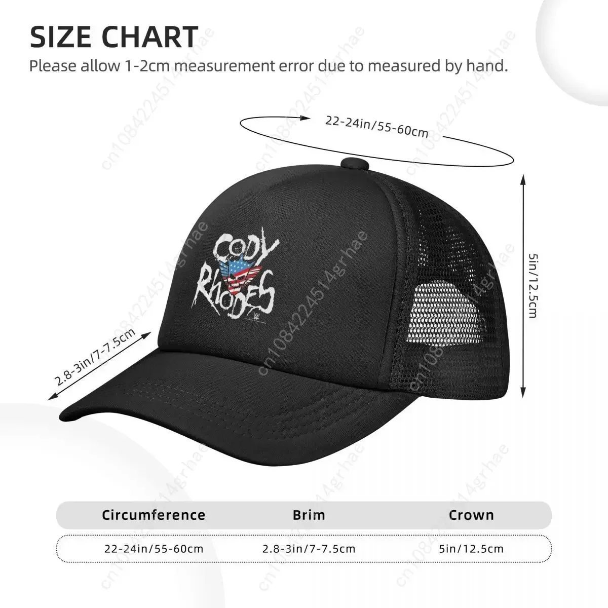Cody Rhodes Amerikaanse Mesh B - Trucker Cap Mesh recensie en prijs